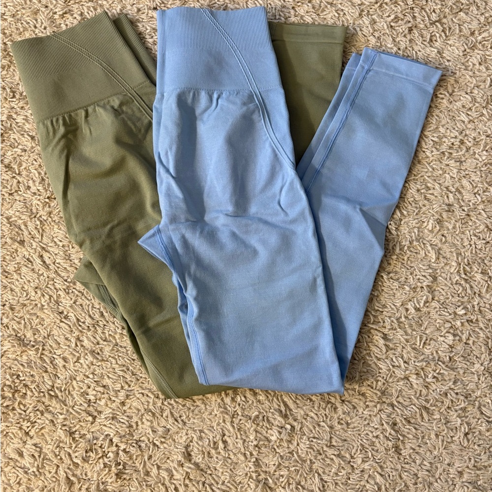 Womens Seamless Scrunch Leggings